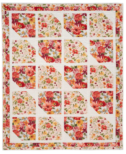 3 Yard Quilt Double Focus Book 8 Quilt Patterns by Donna Robinson and Fran Morgan for Fabric Cafe' Use Two Focus Fabrics Large Print
