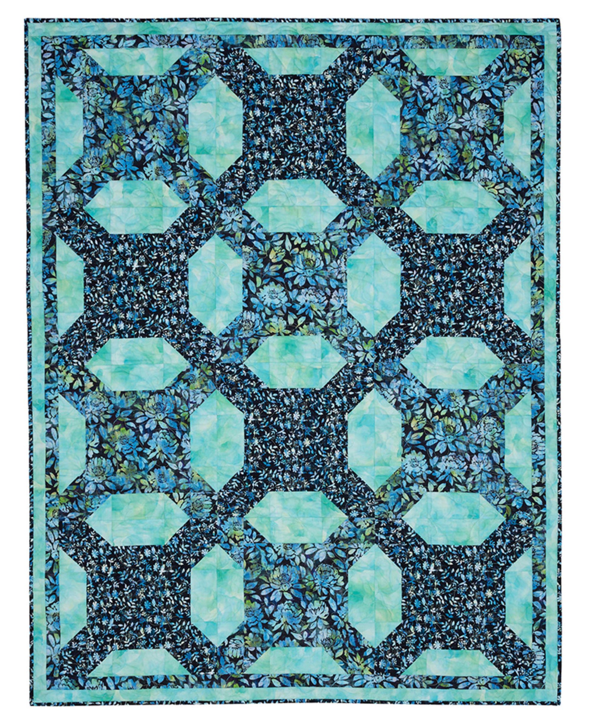 3 Yard Quilt Double Focus Book 8 Quilt Patterns by Donna Robinson and Fran Morgan for Fabric Cafe' Use Two Focus Fabrics Large Print
