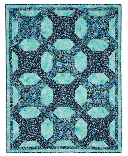 3 Yard Quilt Double Focus Book 8 Quilt Patterns by Donna Robinson and Fran Morgan for Fabric Cafe' Use Two Focus Fabrics Large Print