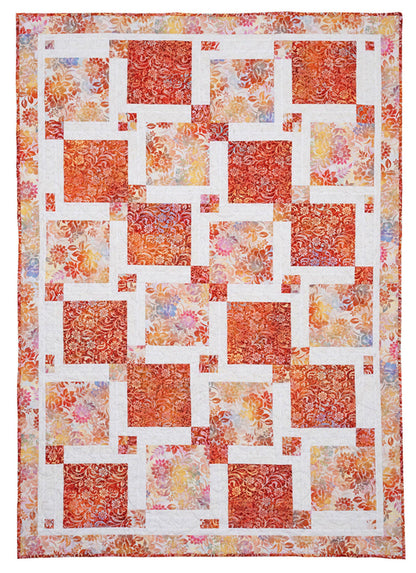 3 Yard Quilt Double Focus Book 8 Quilt Patterns by Donna Robinson and Fran Morgan for Fabric Cafe' Use Two Focus Fabrics Large Print