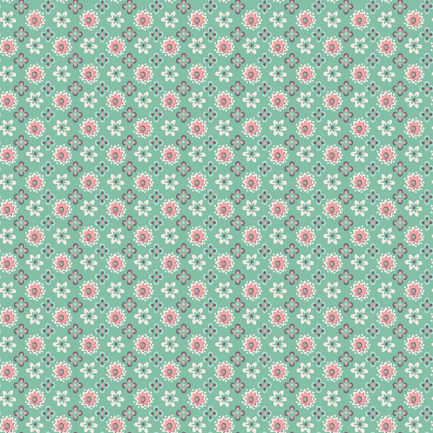 Piece & Plenty 10 inch Quilt Squares Pre Cut Lori Holt for Riley Blake 42 Pack of Vintage Floral Squares Sampler Flour Sacks Nostalgic Quilt