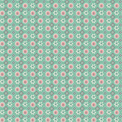 Piece & Plenty 10 inch Quilt Squares Pre Cut Lori Holt for Riley Blake 42 Pack of Vintage Floral Squares Sampler Flour Sacks Nostalgic Quilt