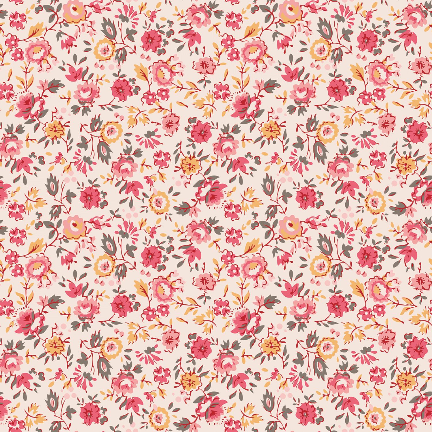 Piece & Plenty 10 inch Quilt Squares Pre Cut Lori Holt for Riley Blake 42 Pack of Vintage Floral Squares Sampler Flour Sacks Nostalgic Quilt