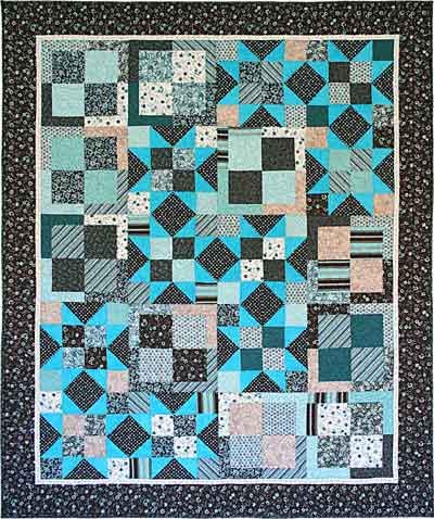 Turning Twenty Feelin' Groovy Original Book Quilt Pattern Book 14 Projects- By Tricia Cribbs Use Fat Quarters or Coordinates Easy Quilt