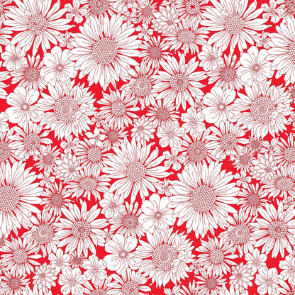 Red White and Blue and Pink Paradise Park 8 Fat Quarter Bundle by Pat Sloan for Benartex Paisley and Large Floral Print Summer Patriotic
