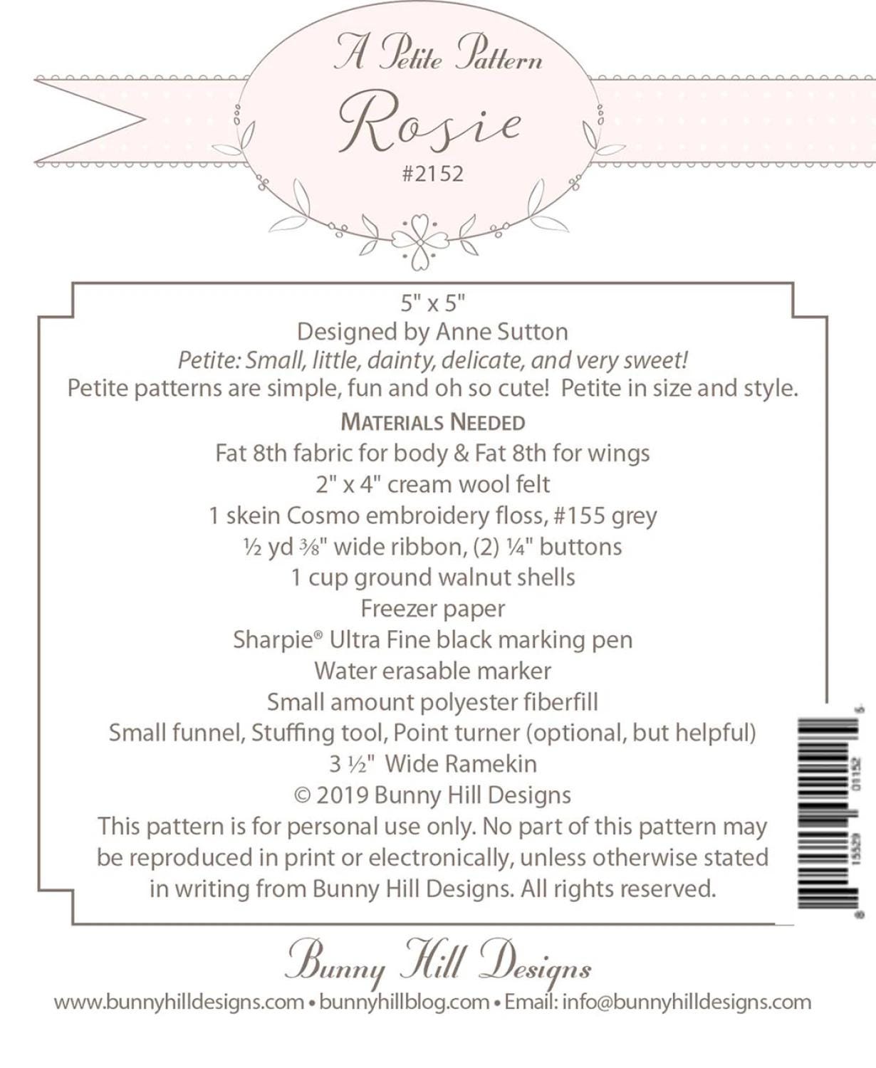 Fabric Chicken Pattern Make a Stuffed Hen or Rooster from Fabric Project Small and Easy Rosie Lover Unique Handmade Gift to Sew