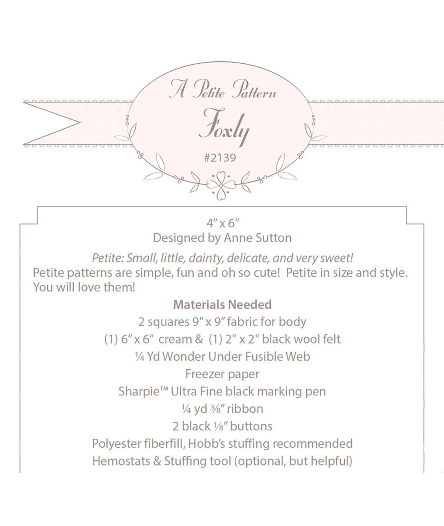 Fabric Fox Foxly Pattern Make a Stuffed Fox from Fabric Calico fox Project Small Easy Fox Lover Unique Handmade Gift to Sew Personalize Wood