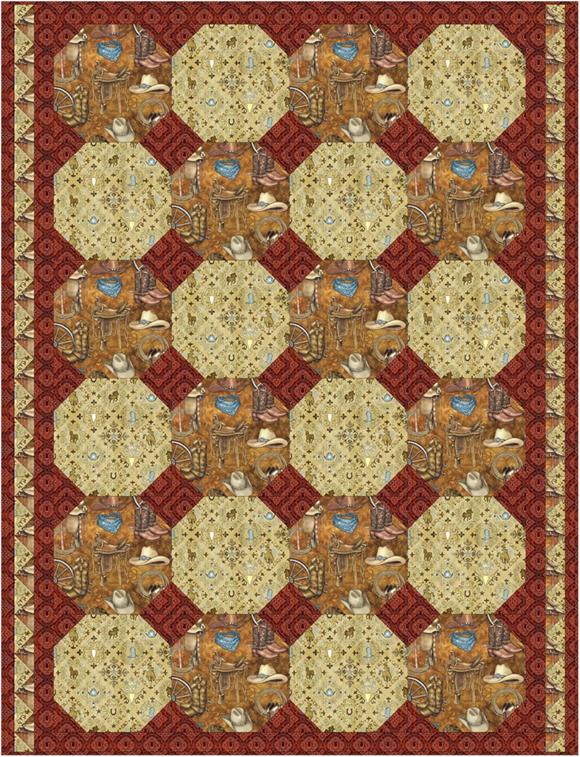 Snowball - Three Yard Quilt by Fabric Cafe' - Small Packaged Quilt Pattern