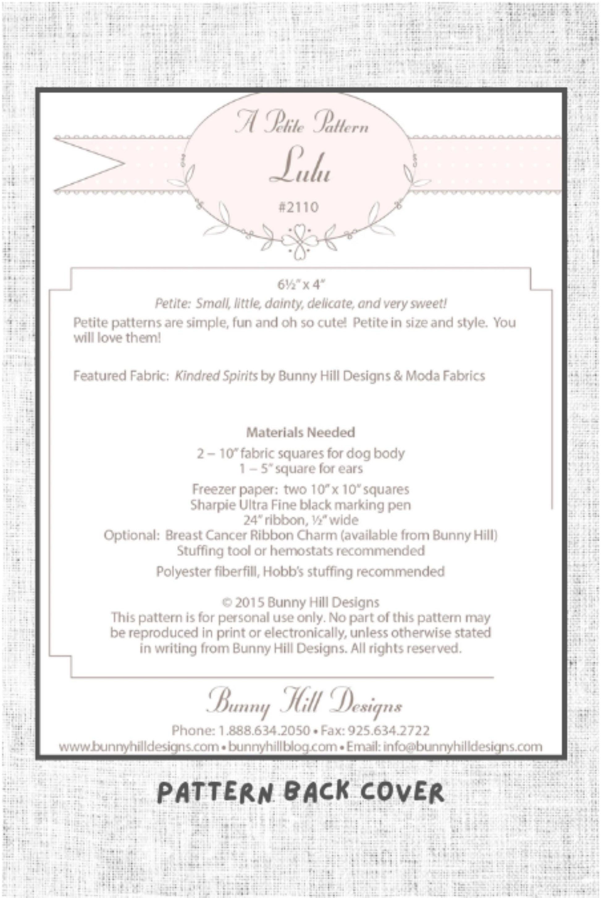 Fabric Dog Lulu Pattern Make a Stuffed Puppy from Fabric Calico Dog Project Small Easy Dog Lover Unique Handmade Gift to Sew Personalize