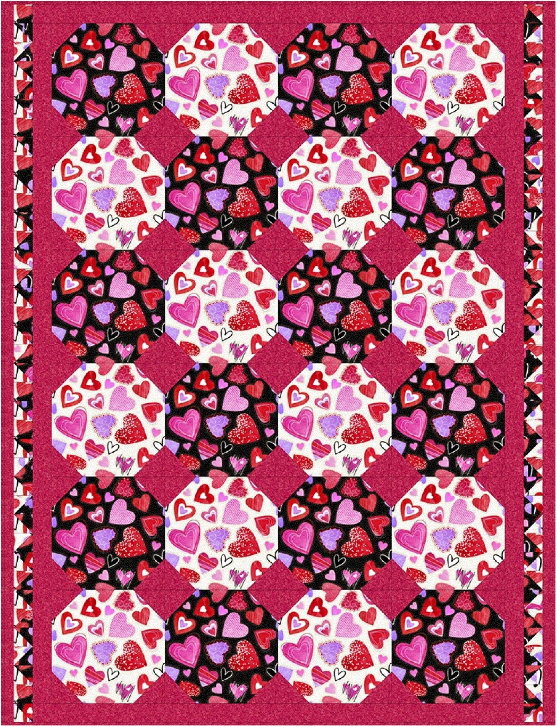Snowball - Three Yard Quilt by Fabric Cafe' - Small Packaged Quilt Pattern