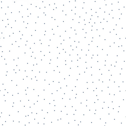 Pin Dot Scattered on White Seasonal Basics Red or Blue by Riley Blake Yardage Priced by the Half Yard