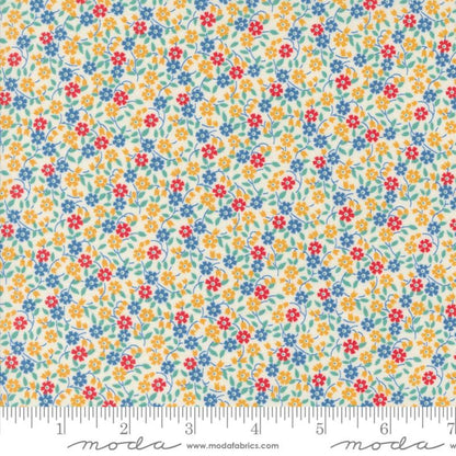 Playtime 30s Reproduction 6 Fabrics by Moda Vintage Floral Ditsy Cotton Quilt Fabric Yardage Priced by the Half Yard Grandma Core Fabric