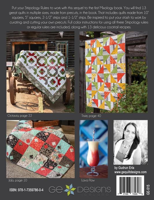 Stripology Mixology 2 Book Features 13 Quick Quilts Using Stripology Rulers GE Designs