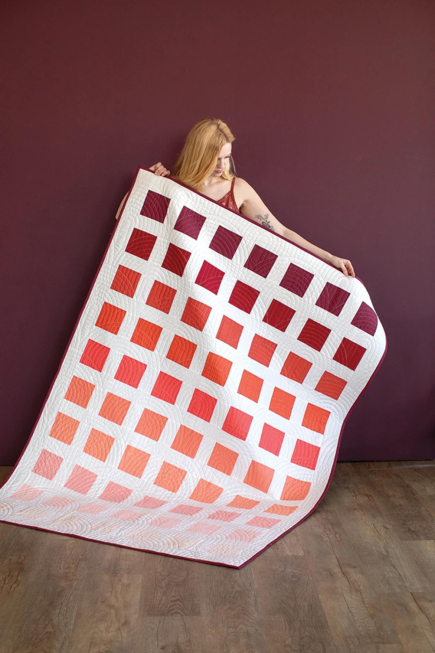 Gradient Grid Quilt
