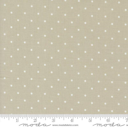 Magic Dot Yardage Fabric Colors with Dot by Moda Yardage Priced by the Half Yard Flax and Cherry Red