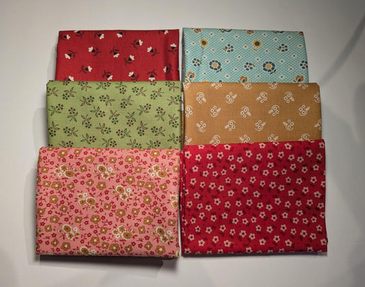 Loose Fat Quarters (2) Various Shop Cut Fat Quarters by Lori Holt for Riley Blake 6 to Pick and Choose Your Favorites Autumn and Mercantile