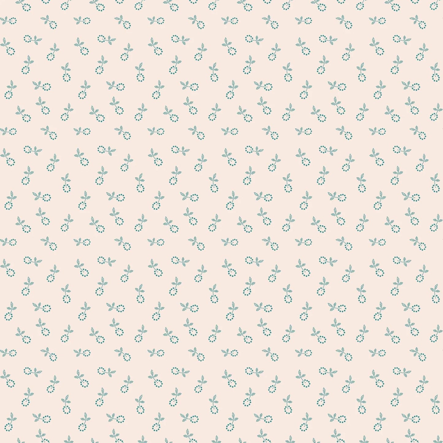 Gentler Times Collection 7 Choices by Lori Holt for Riley Blake Yardage Priced by the Half Yard in Aqua Green Purple Tonal Cream