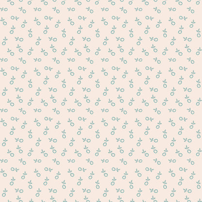 Gentler Times Collection 7 Choices by Lori Holt for Riley Blake Yardage Priced by the Half Yard in Aqua Green Purple Tonal Cream