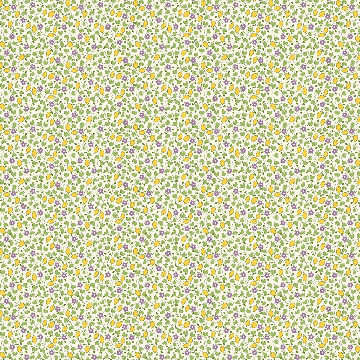 30 Reproductions Aunt Grace Goes Scrappy by Marcus Brothers Fabric Yardage Priced By the Half Yard Multi Florals on Cream Feed Sack