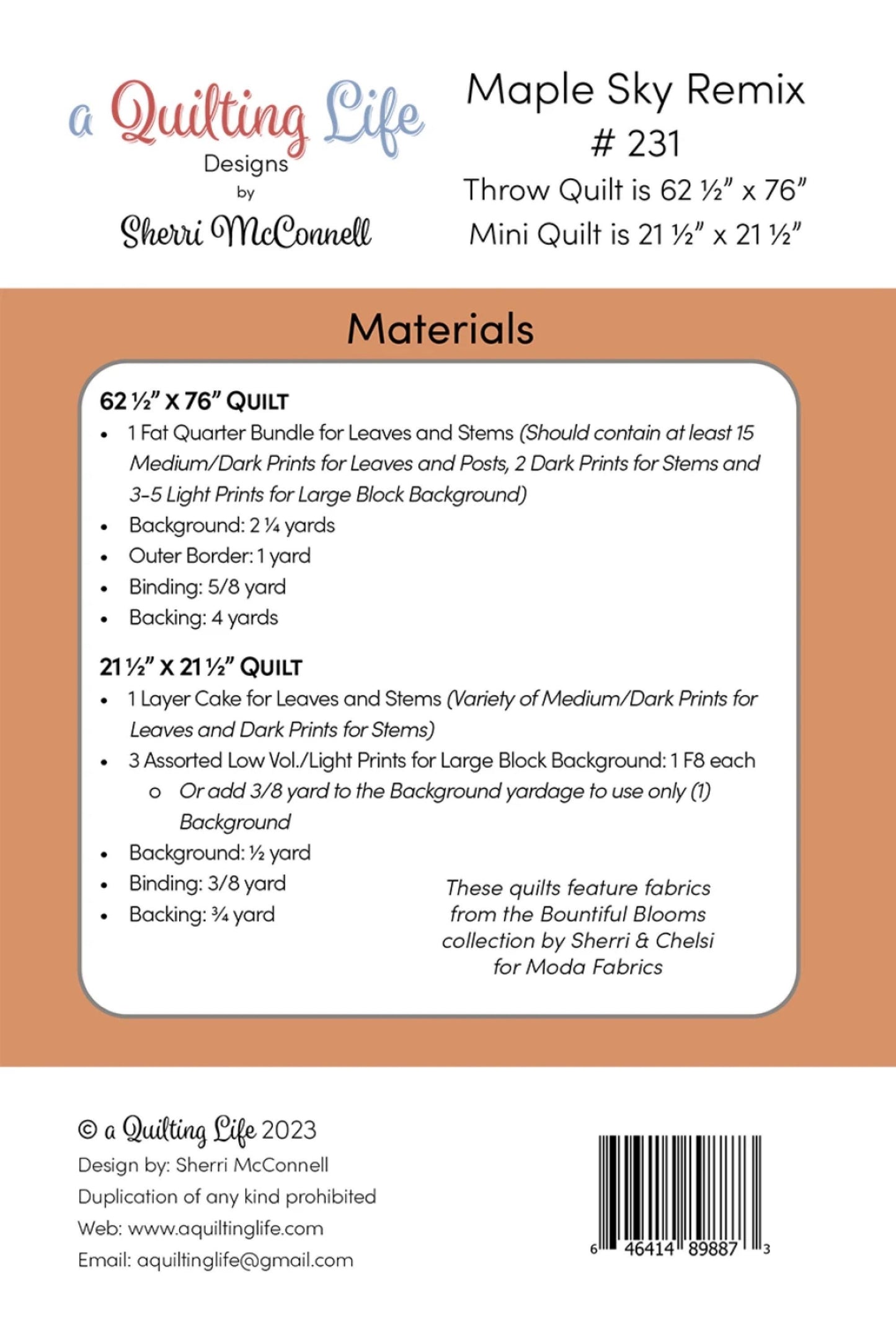 Fall Leaf Quilt Pattern Maple Sky Remix by Sherri McConnell of a Quilting Life Beautiful Maple Leaf Quilt and Table Runner Pattern