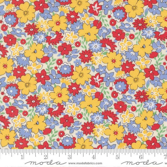 30s Playtime 2025 New Reproduction Fabrics by Moda Vintage Floral Ditsy Cotton Quilt Fabric Yardage Priced by the Half Yard