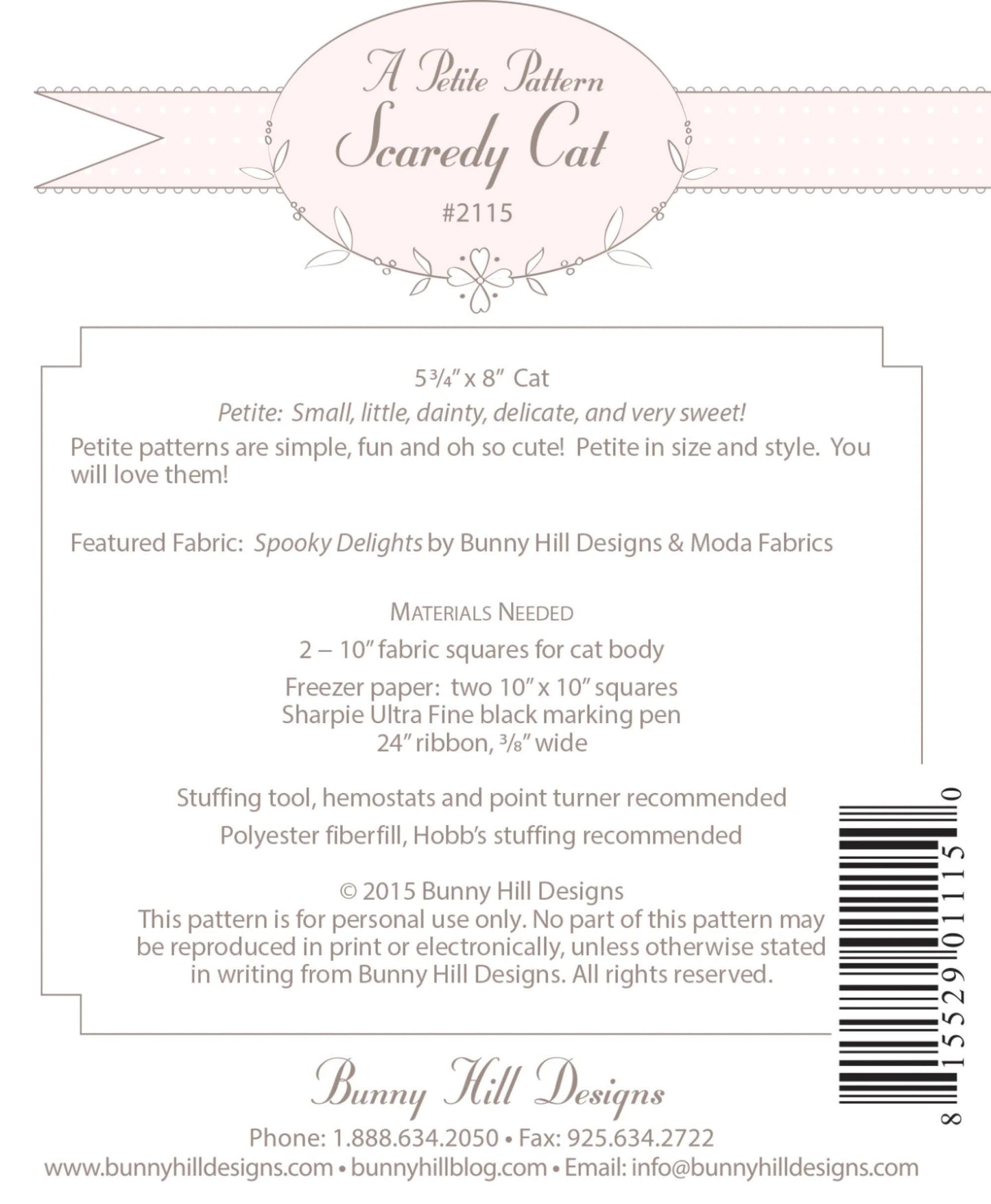 Fabric Black Cat Pattern Make a Stuffed Kitty from Fabric Fall Cat Project Small and Easy Cat Lover Unique Handmade Gift to Sew