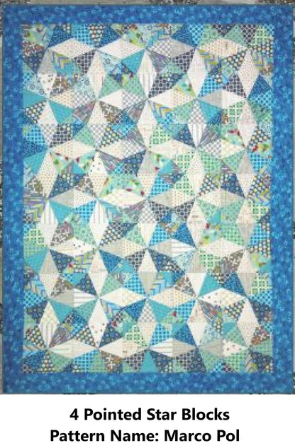 Marco Polo Quilt Pattern Use Spider Web Ruler to Make this Striking Quilt