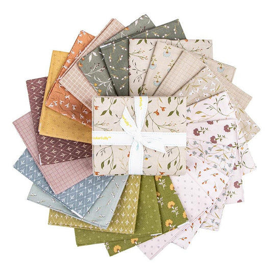 Threads of Grace Fat Quarter Bundle 21 Fat Quarters Modern Earthy Collection by Kassidy Grace for Riley Blake Pre Cut Bundle