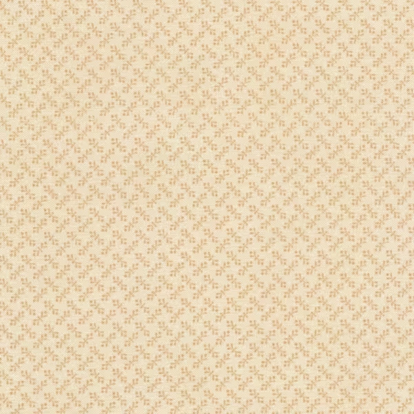 Linen Closet Tea Dyed Tonal Print Floral Fabric Yardage Priced per 18" (Half Yard) By Janet Nesbitt for Henry Glass