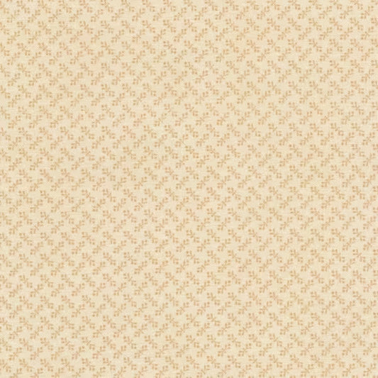 Linen Closet Tea Dyed Tonal Print Floral Fabric Yardage Priced per 18" (Half Yard) By Janet Nesbitt for Henry Glass