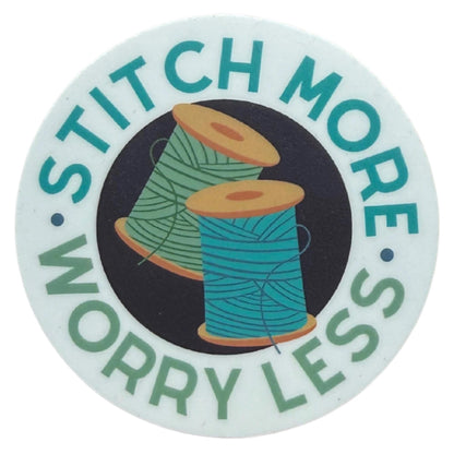 Stitch Sewing Vinyl Sticker - Sewer Quilting Lover Gift