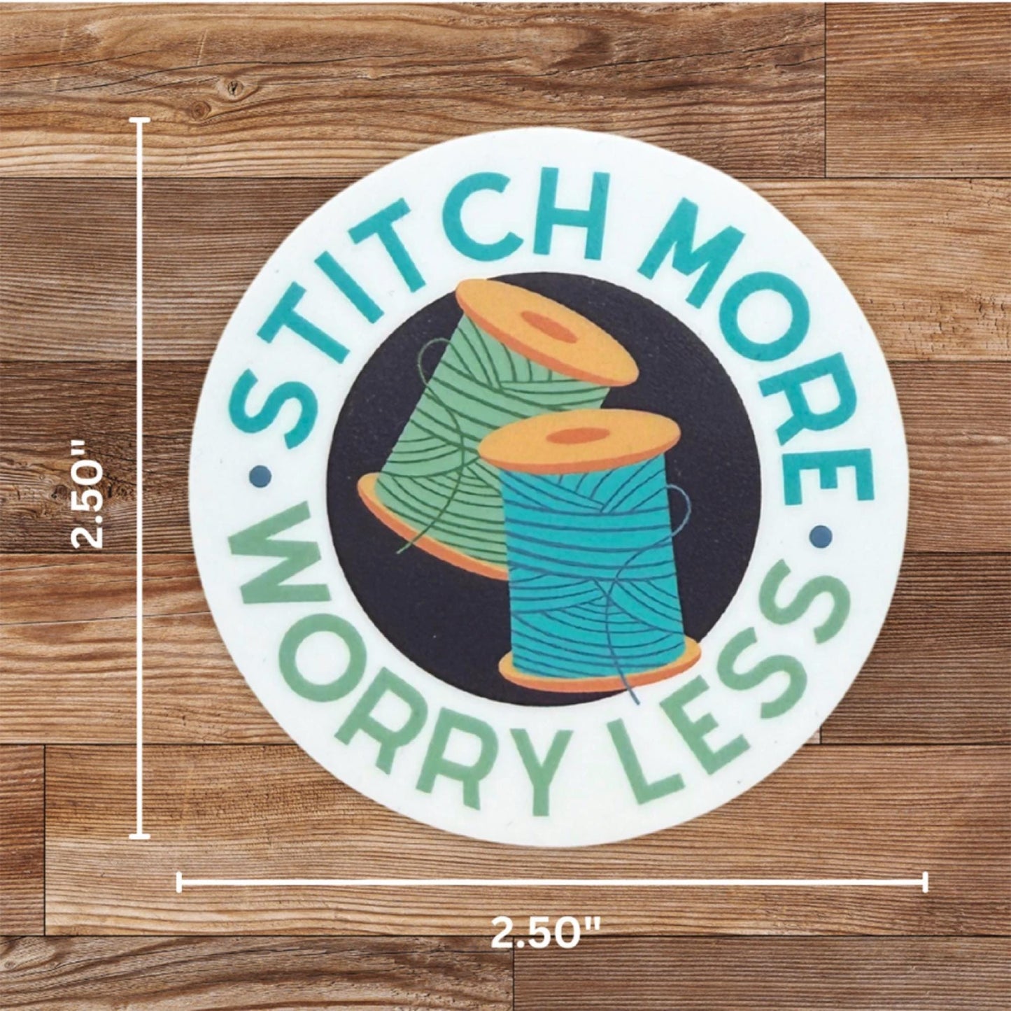 Stitch Sewing Vinyl Sticker - Sewer Quilting Lover Gift