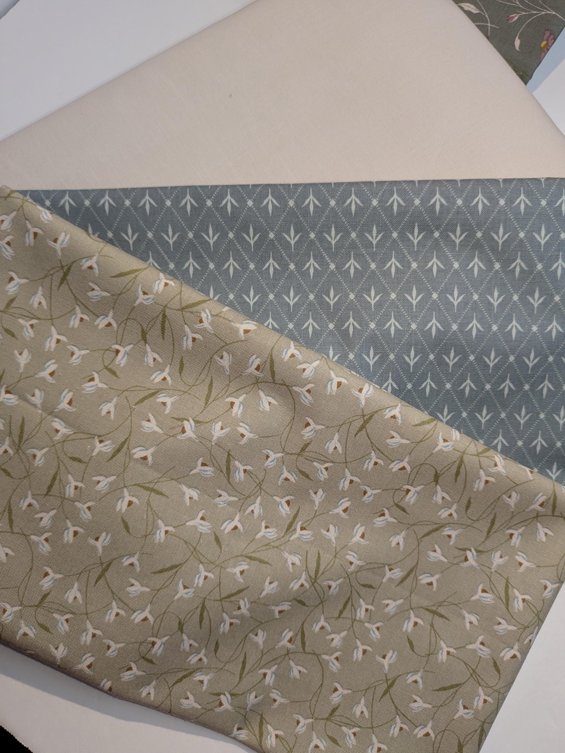 Rows of Bows Quilt Kit - 12 Fat Quarters and Fabric by Designer Kassidy Grace Pattern Included Threads of Grace Collection Heather Colors