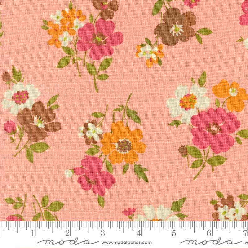 Happy Daze Yardage Fabric 1960s or 70s Prints by Chloe's Closet for Moda 5 Choices Priced by the Half Yard (per 18")