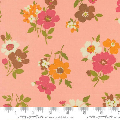 Happy Daze Yardage Fabric 1960s or 70s Prints by Chloe's Closet for Moda 5 Choices Priced by the Half Yard (per 18")
