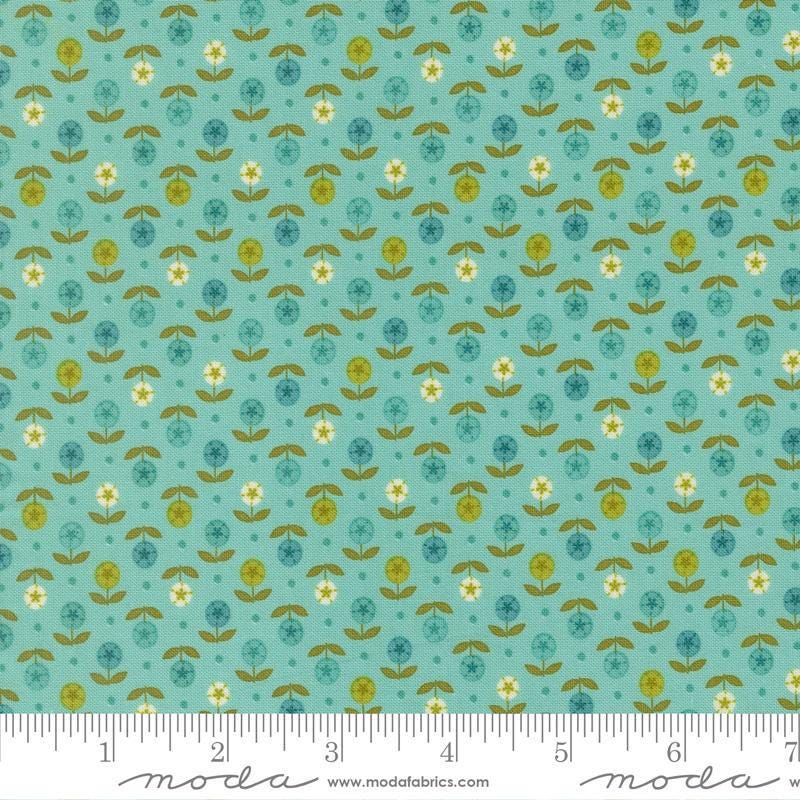 Happy Daze Yardage Fabric 1960s or 70s Prints by Chloe's Closet for Moda 5 Choices Priced by the Half Yard (per 18")