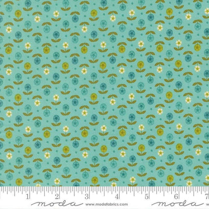 Happy Daze Yardage Fabric 1960s or 70s Prints by Chloe's Closet for Moda 5 Choices Priced by the Half Yard (per 18")