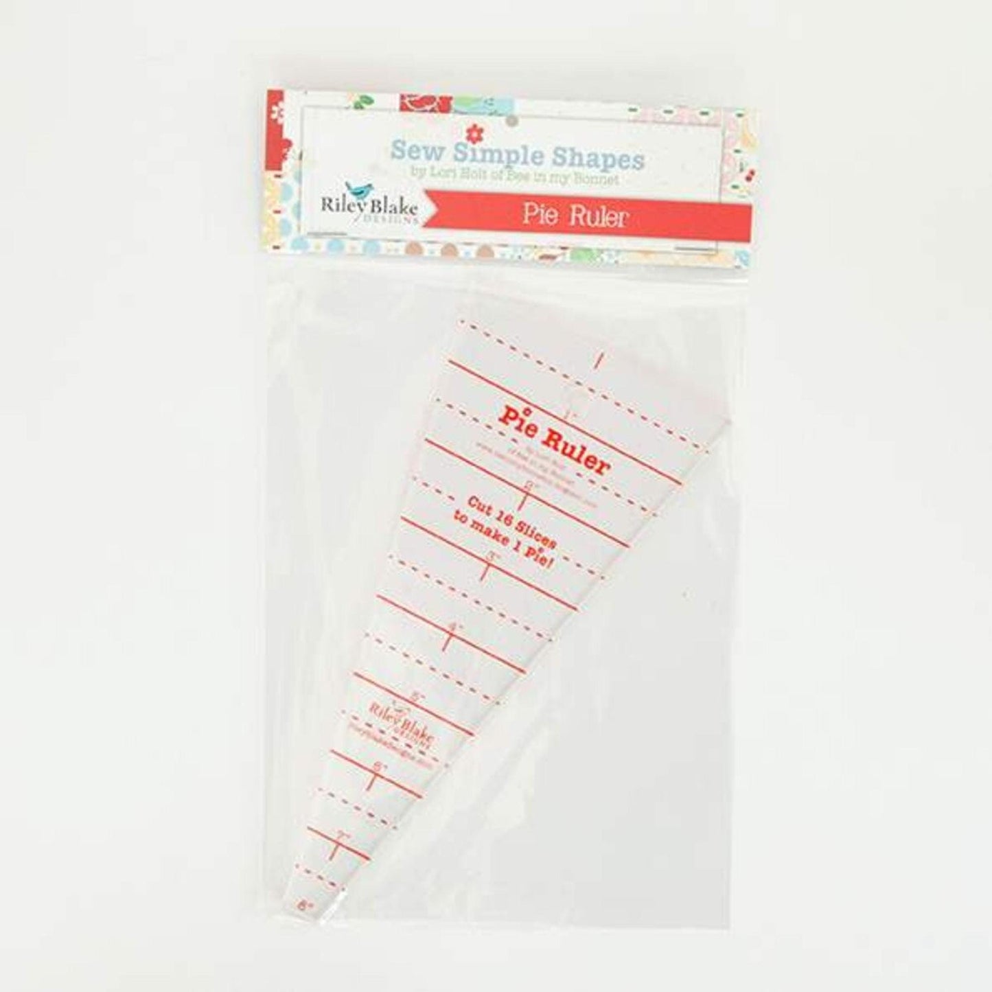 Pie Ruler by Lori Holt Dresden Plate Ruler: Riley Blake 8" Ruler