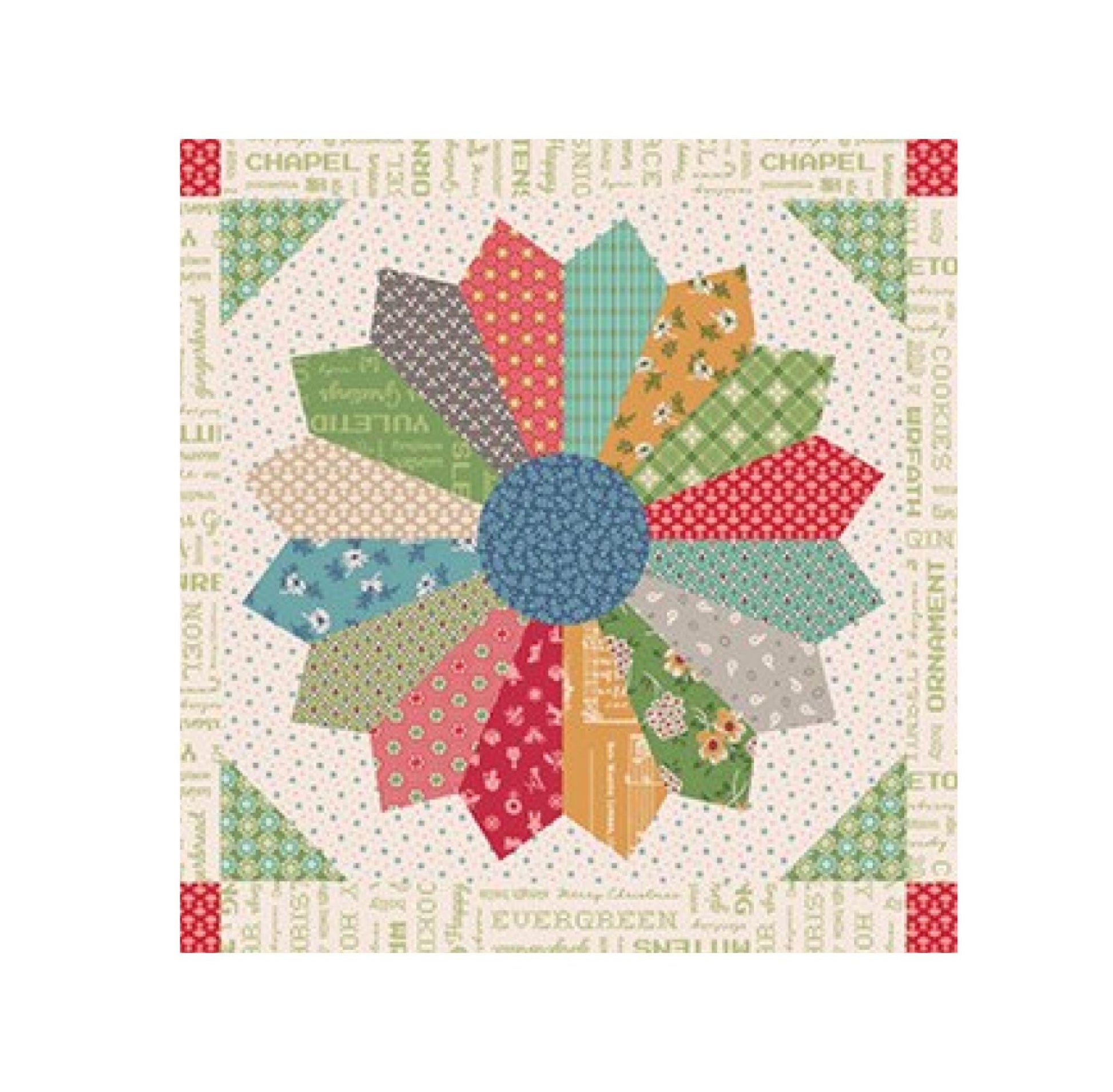 Pie Ruler by Lori Holt Dresden Plate Ruler: Riley Blake 8" Ruler