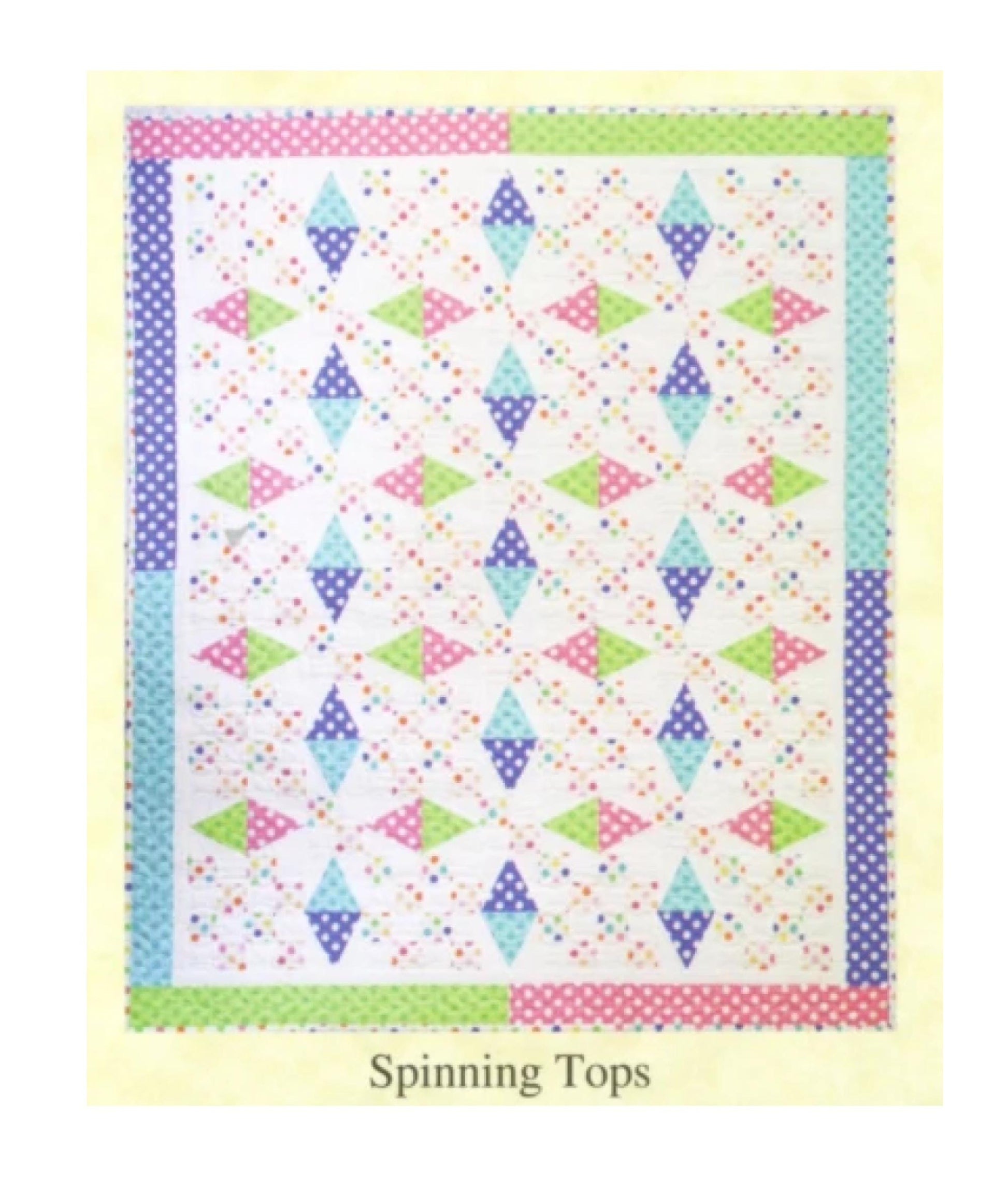 Nursery Quilts Pattern Book - Four Crib Quilts and Bonus Toys Patterns - From The Quilt Branch Crib Size Quilts Made with 6 Half Yard Cuts