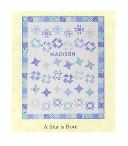 Nursery Quilts Pattern Book - Four Crib Quilts and Bonus Toys Patterns - From The Quilt Branch Crib Size Quilts Made with 6 Half Yard Cuts