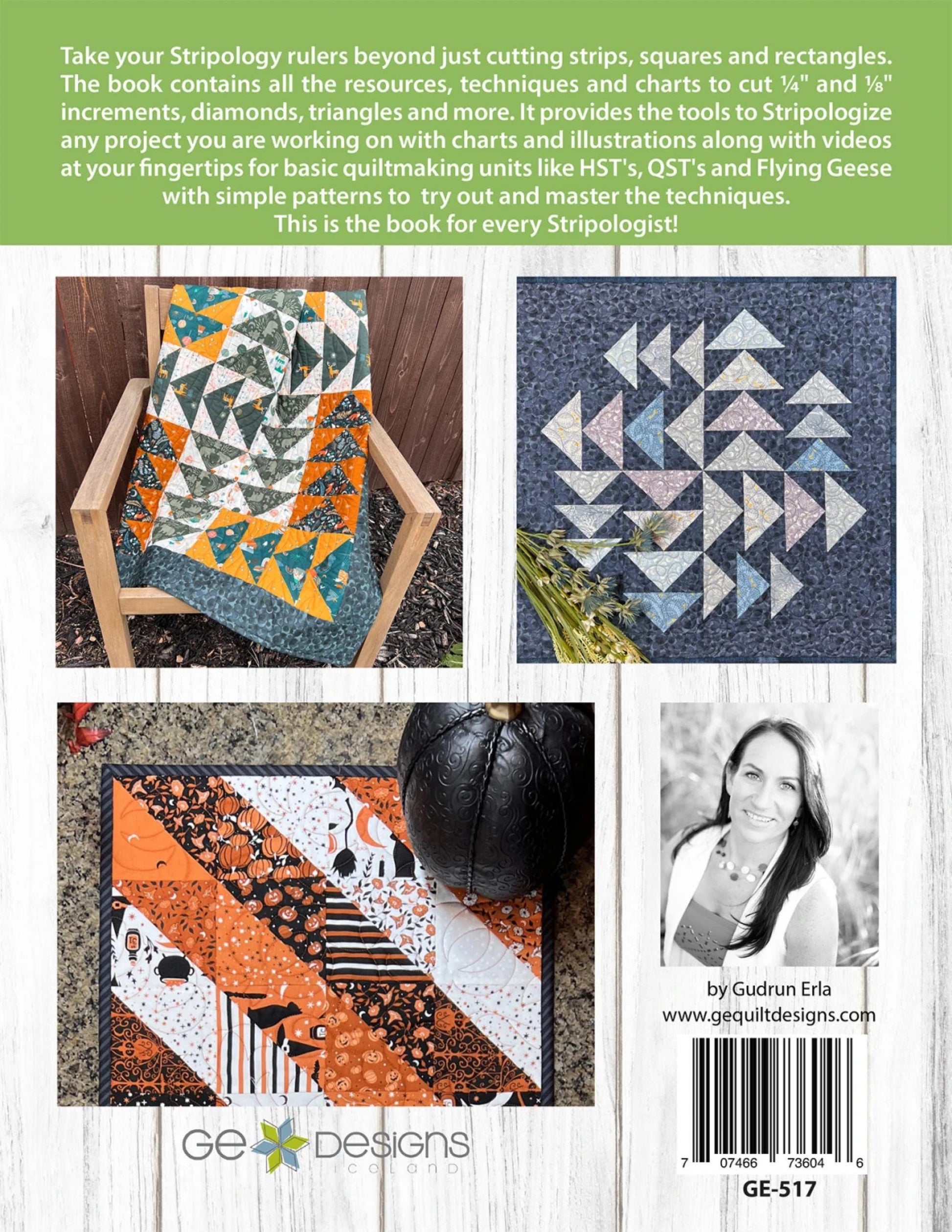 Master Your Stripology Rulers Quilt Book - Guidebook and 6 Patterns Using Stripology Rulers - GE Designs