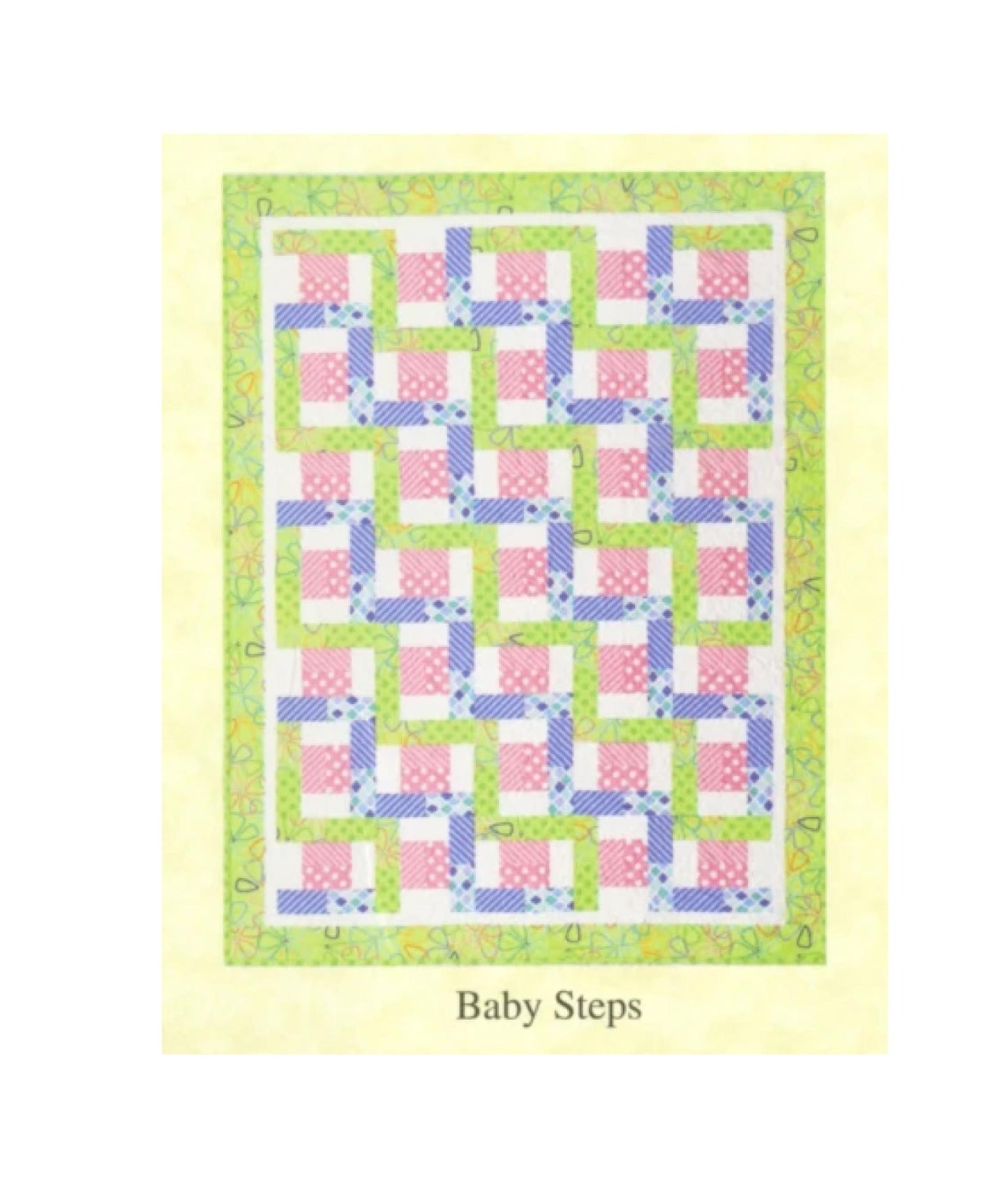 Nursery Quilts Pattern Book - Four Crib Quilts and Bonus Toys Patterns - From The Quilt Branch Crib Size Quilts Made with 6 Half Yard Cuts