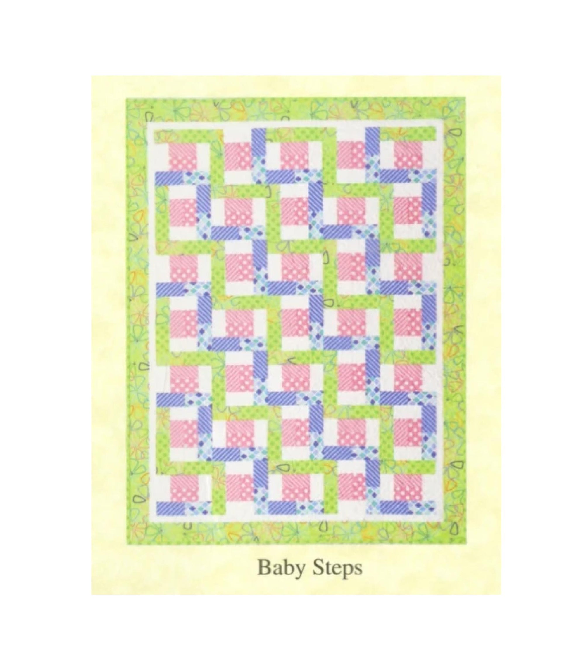 Nursery Quilts Pattern Book - Four Crib Quilts and Bonus Toys Patterns - From The Quilt Branch Crib Size Quilts Made with 6 Half Yard Cuts