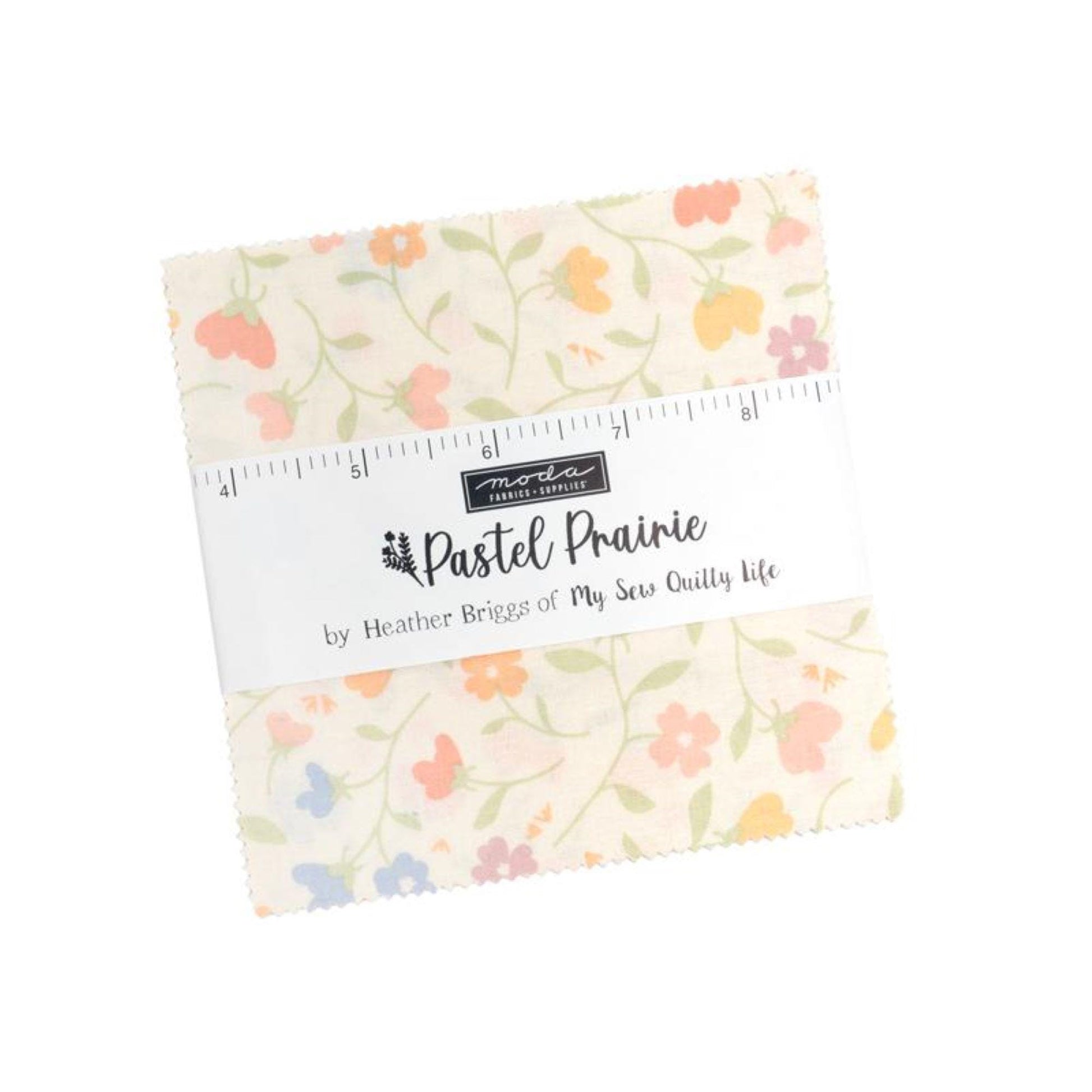 Bloom Crossing Pink and Floral Quilt Kit All Fabric for Top and Pattern Easy to make with Pre Printed Blocks by My Sew Quilty Life for Moda