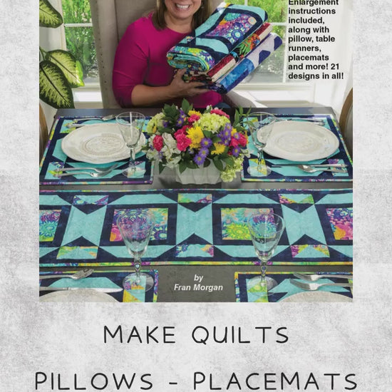 Seasonal Quilts and Pillows Table Runners Placemats Make it Home Pattern Book 3 Yard Quilts by Fran Morgan Seven Quilts 14 Home Décor Ideas